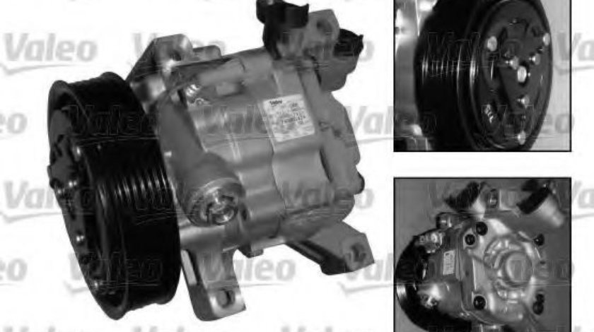 Compresor, climatizare CITROEN C1 (PM, PN) (2005 - 2016) VALEO 699392 piesa NOUA