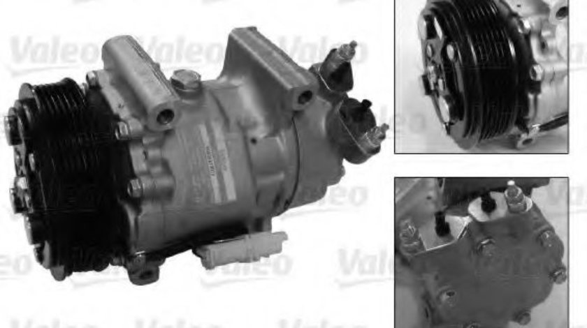 Compresor, climatizare CITROEN C2 (JM) (2003 - 2016) VALEO 813189 piesa NOUA