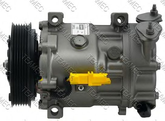 Compresor, climatizare CITROEN C4 I (LC) (2004 - 2011) TEAMEC 8608551 piesa NOUA