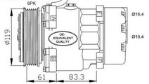 Compresor, climatizare CITROEN XANTIA (X2) (1998 -...