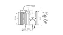 Compresor, climatizare Daewoo MATIZ (KLYA) 1998-20...