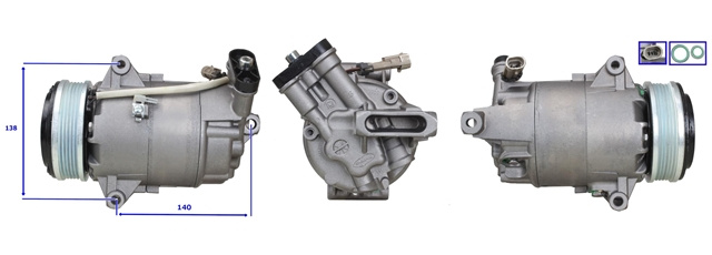 Compresor, Climatizare Elstock Opel 51-0247