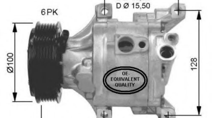 Compresor, climatizare FIAT DOBLO Microbus (223, 119) (2001 - 2016) NRF 32466 piesa NOUA