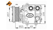 Compresor, climatizare Ford COURIER caroserie (JV_...