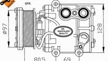 Compresor, climatizare FORD MONDEO II Limuzina (BF...