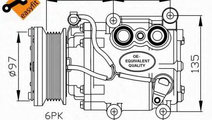 Compresor, climatizare FORD MONDEO III (B5Y) (2000...