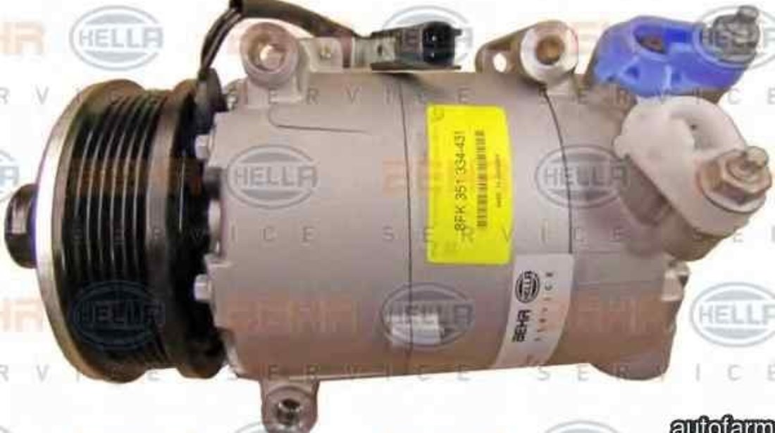 Compresor, climatizare FORD MONDEO IV Turnier (BA7) HELLA 8FK 351 334-431