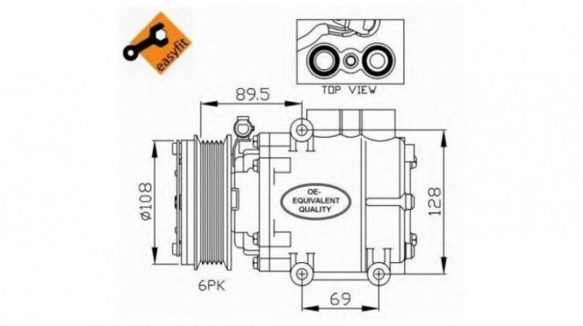 Compresor, climatizare Ford MONDEO Mk III (B5Y) 2000-2007 #2 1406036