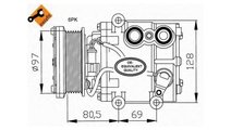 Compresor, climatizare Ford STREET KA (RL2) 2003-2...