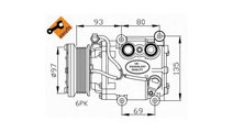 Compresor, climatizare Ford TRANSIT caroserie 2006...