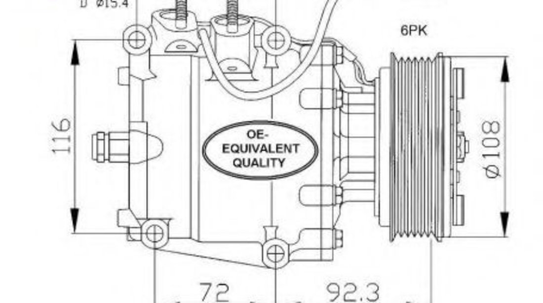 Compresor, climatizare HONDA CIVIC VII Hatchback (EU, EP, EV) (1999 - 2006) NRF 32072 piesa NOUA