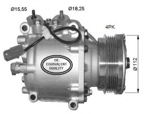 Compresor, climatizare HONDA CR-V I (RD) (1995 - 2002) NRF 32330 piesa NOUA