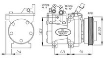 Compresor, climatizare HYUNDAI COUPE (GK) (2001 - ...
