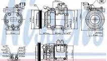 Compresor, climatizare HYUNDAI COUPE (GK) (2001 - ...