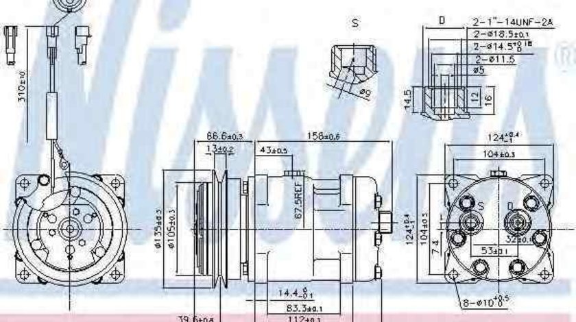 Compresor, climatizare IVECO EuroStar NISSENS 89220