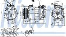 Compresor, climatizare JAGUAR XF (CC9) (2008 - 201...