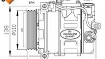 Compresor, climatizare MERCEDES C-CLASS Cupe (C204...
