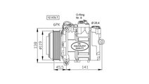 Compresor, climatizare Mercedes C-CLASS (W202) 199...