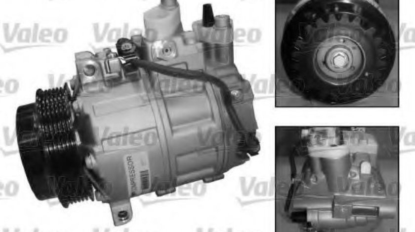 Compresor, climatizare MERCEDES C-CLASS (W203) (2000 - 2007) VALEO 813157 piesa NOUA