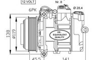 Compresor, climatizare MERCEDES CLK (C208) (1997 -...