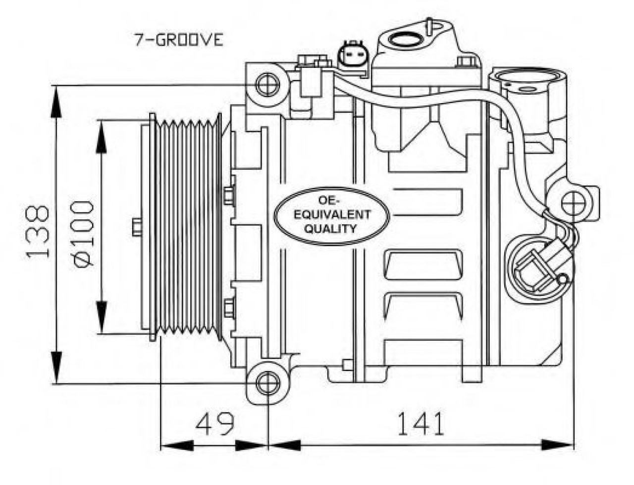 Compresor, climatizare MERCEDES CLK (C209) (2002 - 2009) NRF 32216 piesa NOUA