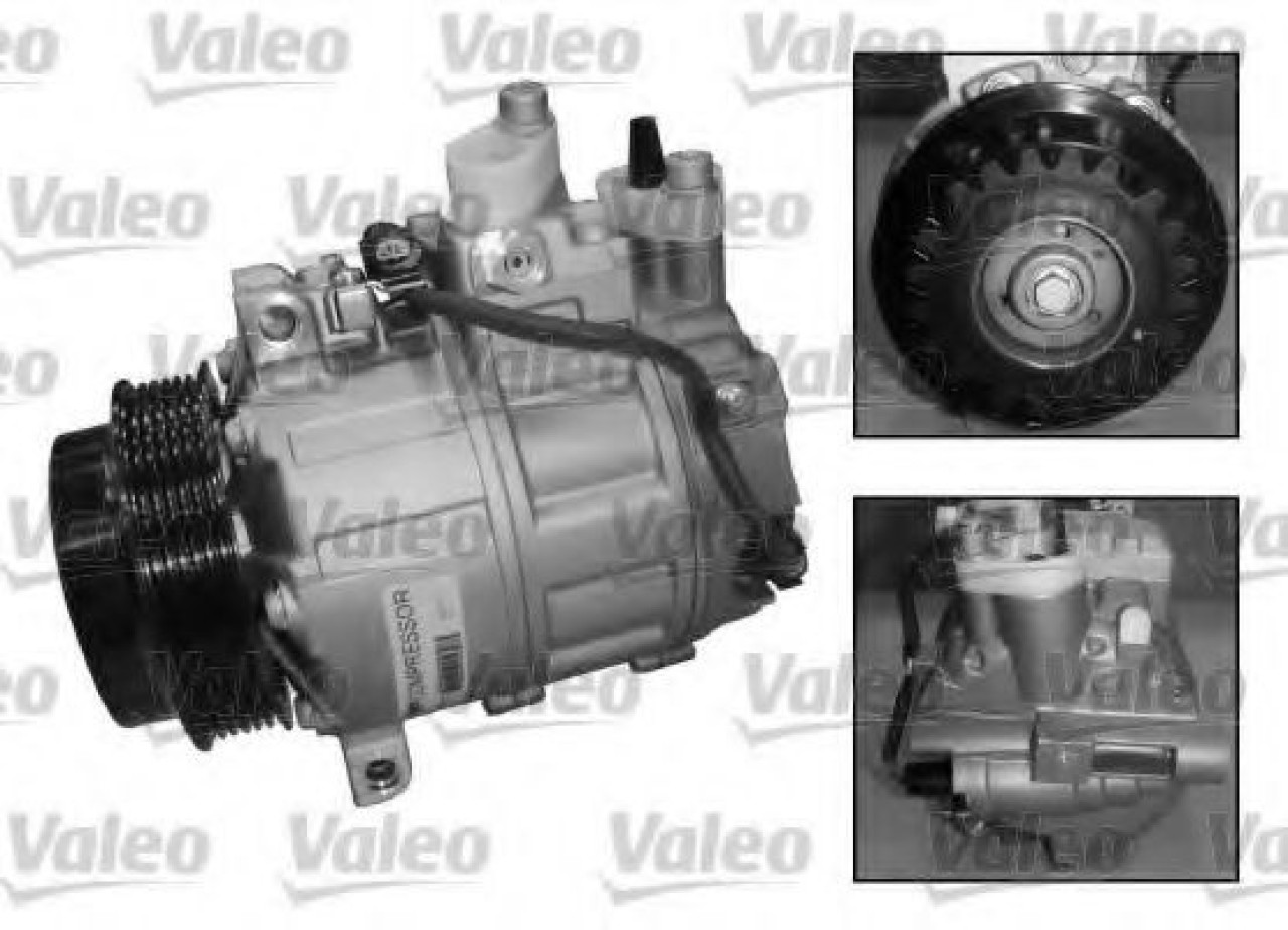 Compresor, climatizare MERCEDES CLK (C209) (2002 - 2009) VALEO 813157 piesa NOUA