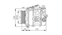 Compresor, climatizare Mercedes M-CLASS (W163) 199...