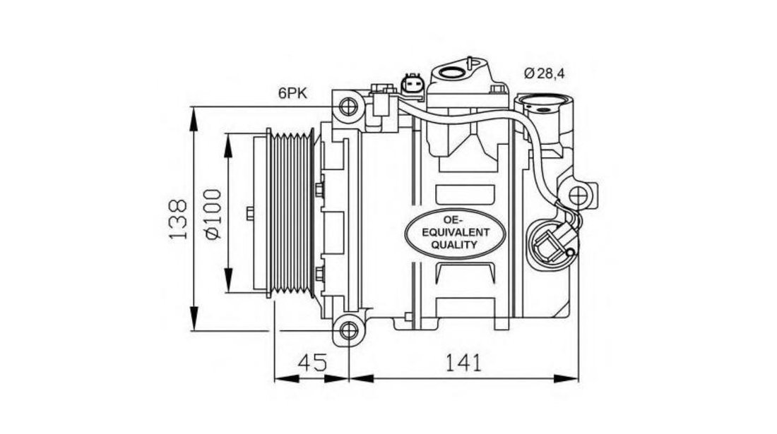 Compresor, climatizare Mercedes SL (R230) 2001-2012 #2 0002309111