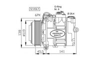 Compresor, climatizare Mercedes V-CLASS (638/2) 19...