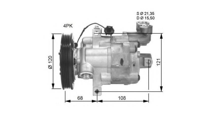 Compresor, climatizare Nissan MICRA III (K12) 2003-2010 #3 101NI11001