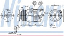 Compresor, climatizare NISSAN X-TRAIL (T31) (2007 ...