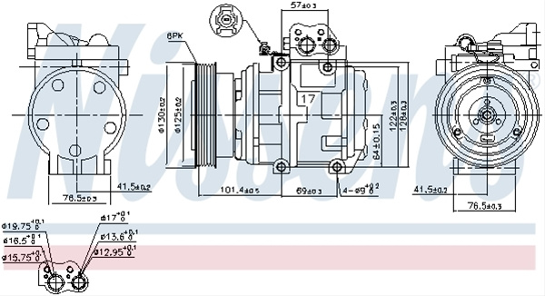 Compresor, Climatizare Nissens Hyundai 89153