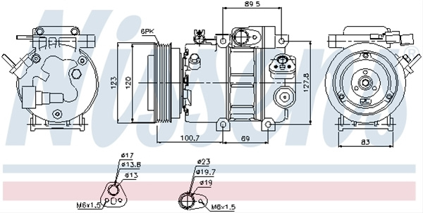 Compresor, Climatizare Nissens Hyundai 89278