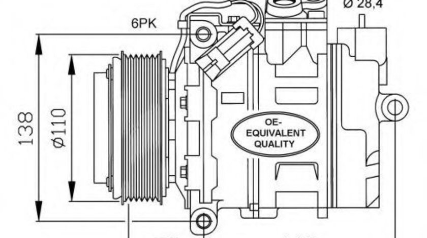 Compresor, climatizare OPEL ASTRA G Cabriolet (F67) (2001 - 2005) NRF 32178 piesa NOUA