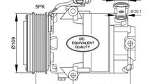 Compresor, climatizare OPEL ASTRA G Combi (F35) (1...
