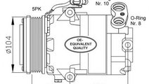 Compresor, climatizare OPEL ASTRA G Cupe (F07) (20...