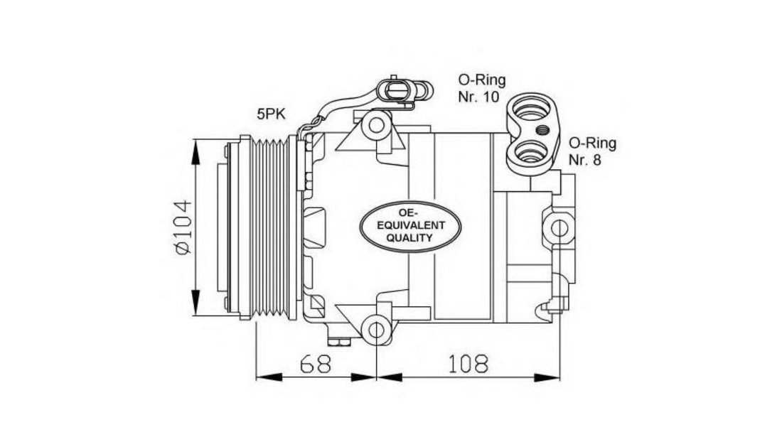 Compresor, climatizare Opel ASTRA G cupe (F07_) 2000-2005 #2 09174396