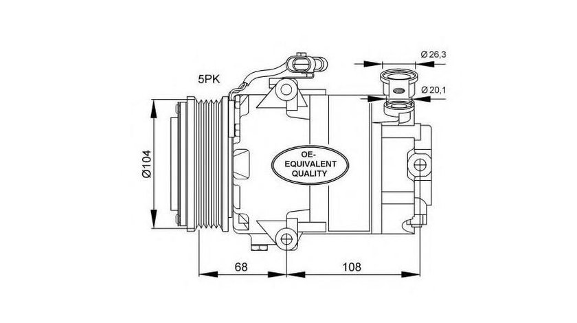 Compresor, climatizare Opel ASTRA G Delvan (F70) 1999-2005 #2 09165714