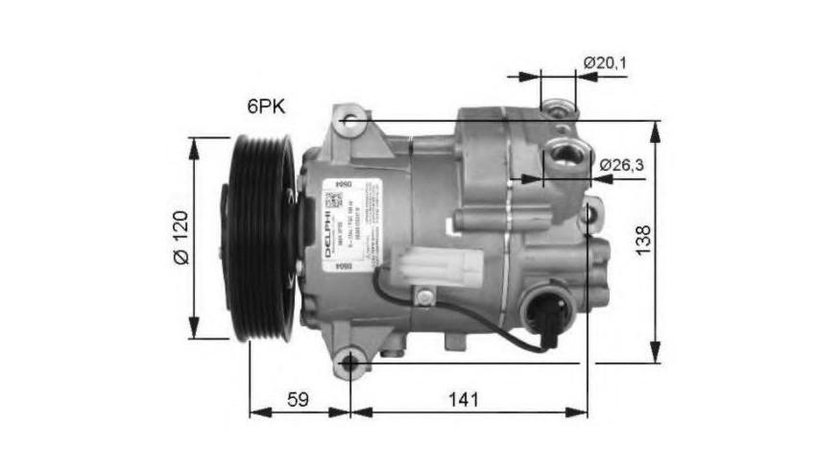 Compresor, climatizare Opel ASTRA J GTC (2011->) #2 101OP14001