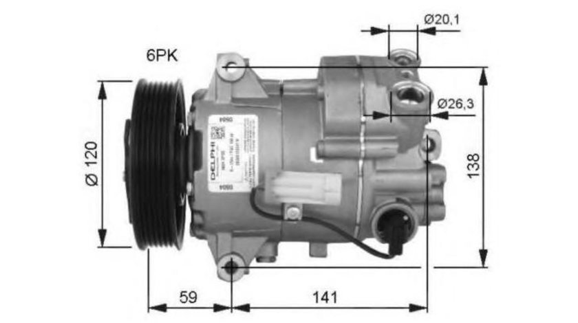 Compresor, climatizare Opel ASTRA J limuzina 2012-2016 #3 101OP14001