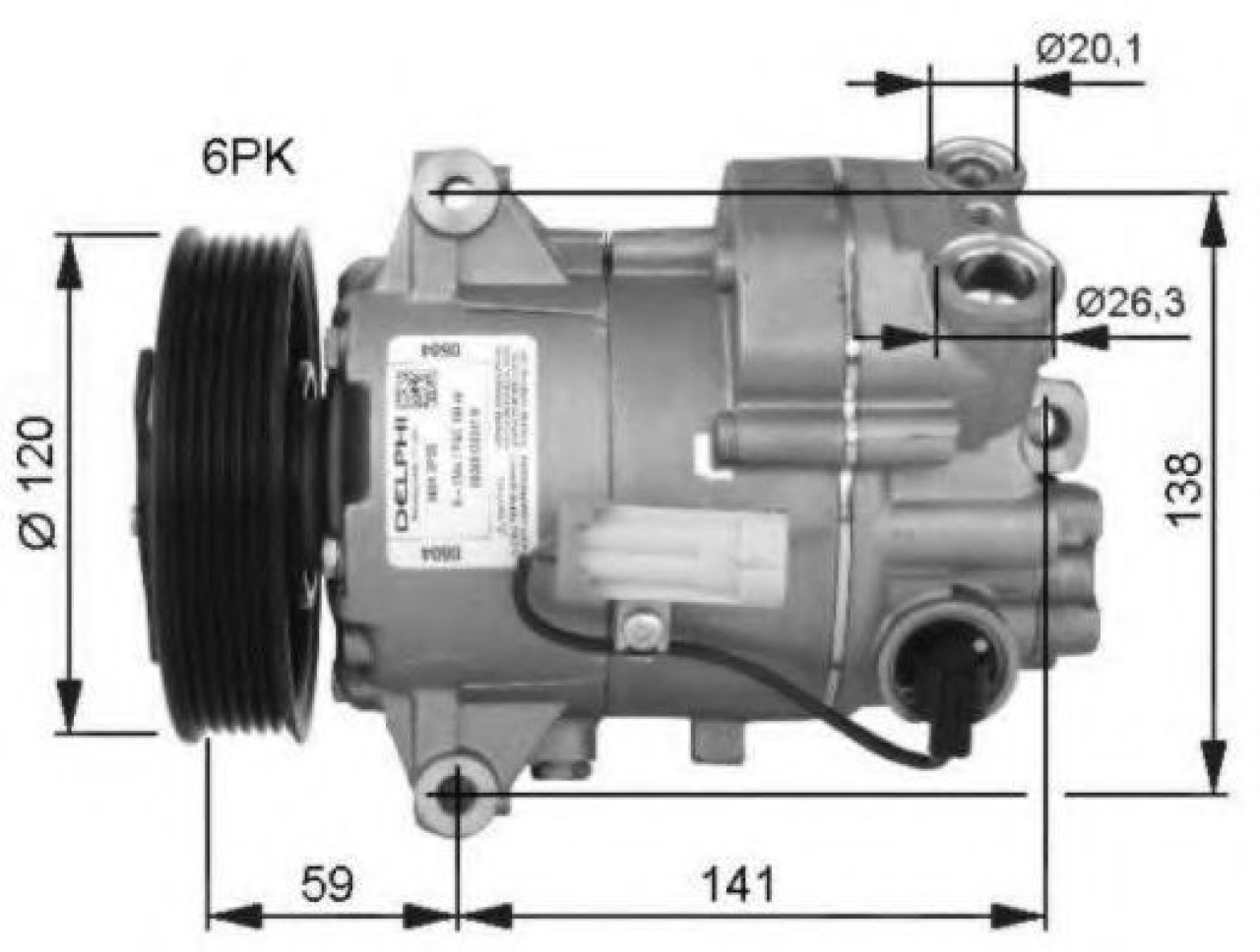 Compresor, climatizare OPEL ASTRA J Limuzina (2012 - 2016) NRF 32487G piesa NOUA