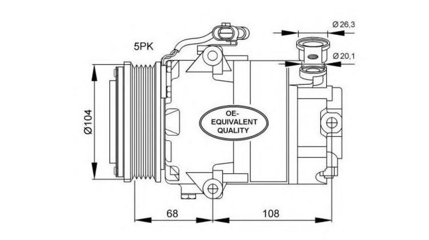 Compresor, climatizare Opel CORSA C (F08, F68) 2000-2009 #2 09165714