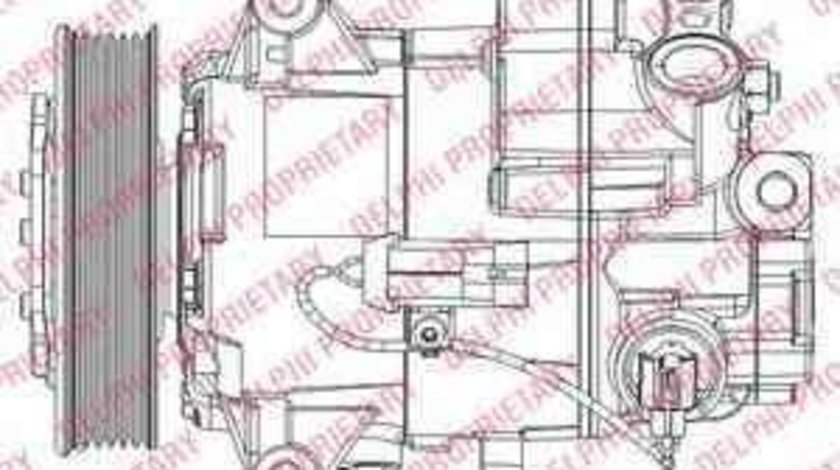 Compresor, climatizare OPEL INSIGNIA combi DELPHI TSP0155948