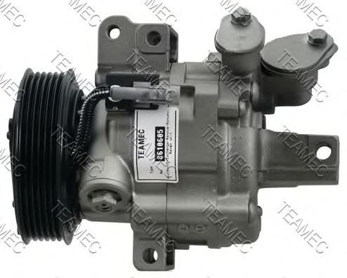 Compresor, climatizare PEUGEOT 107 (2005 - 2016) TEAMEC 8610605 piesa NOUA