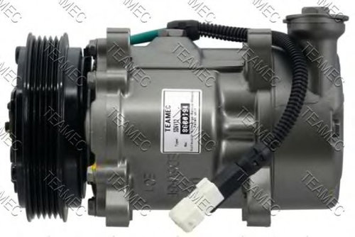 Compresor, climatizare PEUGEOT 306 Break (7E, N3, N5) (1994 - 2002) TEAMEC 8600194 piesa NOUA