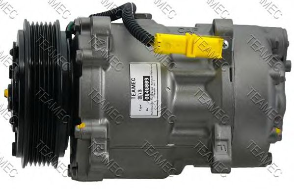 Compresor, climatizare PEUGEOT 307 (3A/C) (2000 - 2016) TEAMEC 8646009 piesa NOUA