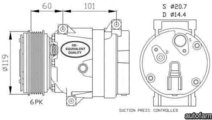 Compresor, climatizare RENAULT SCÉNIC II (JM0/1_)...