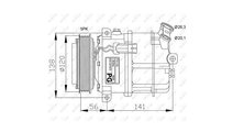 Compresor, climatizare Saab 9-3 Cabriolet (YS3F) 2...