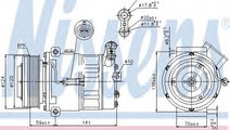 Compresor, climatizare SAAB 9-3 Combi (YS3F) (2005...