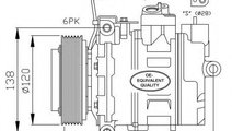 Compresor, climatizare SAAB 9-5 Combi (YS3E) (1998...
